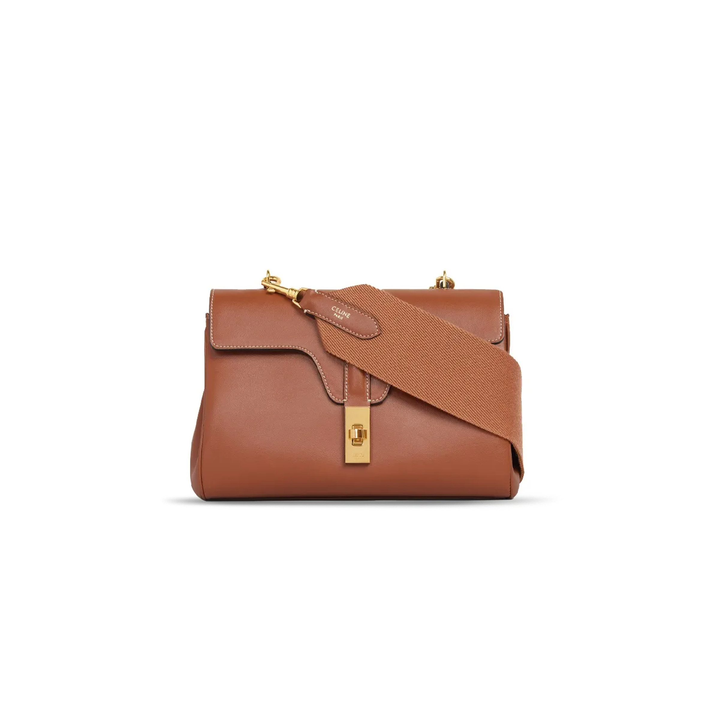 CELINE SHOULDER BAG IN TEEN SOFT16 COWHIDE LEATHER 196853CR4.04LU (23*15*9cm)